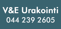 V&E Urakointi logo